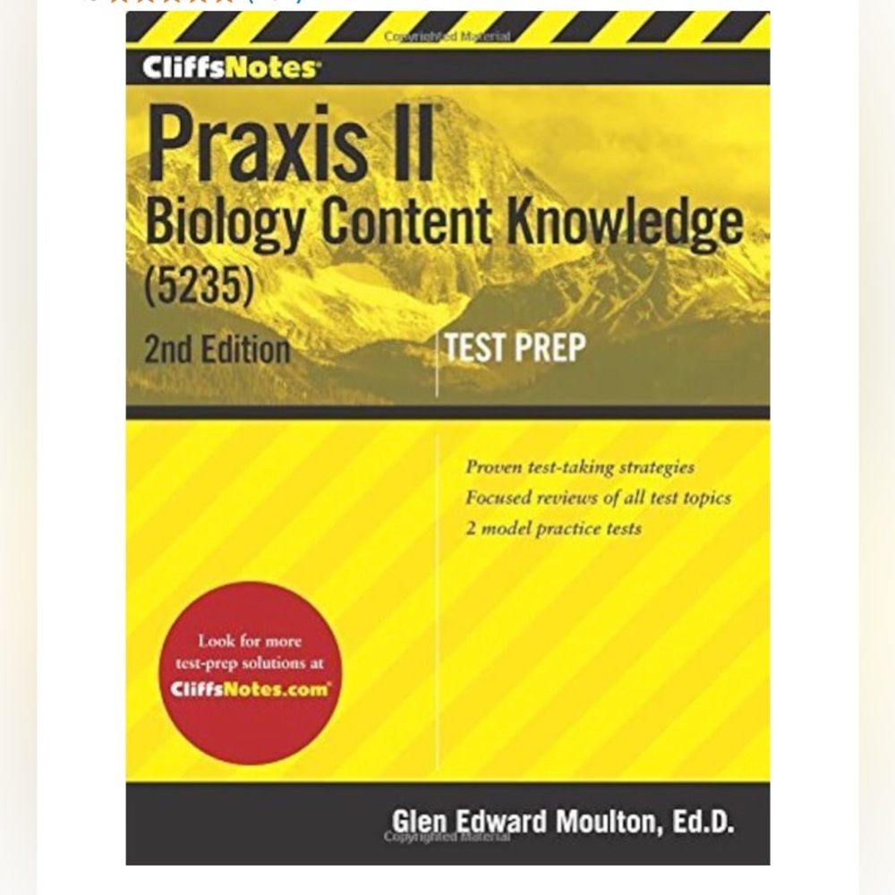 NEW • Biology PRAXIS II (5235) Biology Content Knowledge 2nd Edition Test Prep - Picture 2 of 11